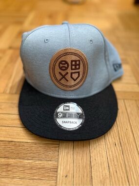 MLB The Show Playstation Logo Grey Gold Hat Cap New Era 9Fifty Snapback